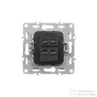 Leziter Nova kereszt kapcsoló 10A 250V 107 fehér LN107-F