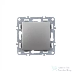 Leziter Nova kereszt kapcsoló 10A 250V 107 szürke LN107-SZ
