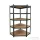 Leziter Nagy teherbírású sarokpolc 180x70x40-40 cm 175 kg fekete LNP1804040B
