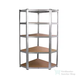   Leziter Nagy teherbírású sarokpolc 180x70x40-40 cm 175 kg króm LNP1804040K