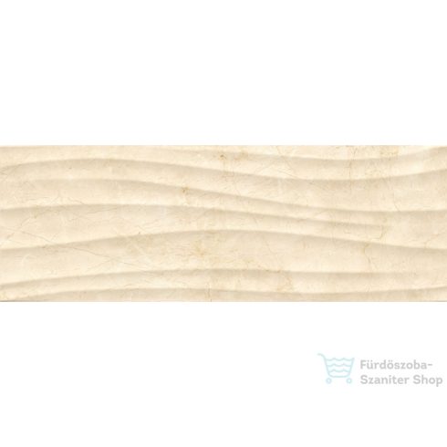 LOVE Ceramic Majestic Crema Marfil Shape Shine 35x100 fali csempe LOV8727