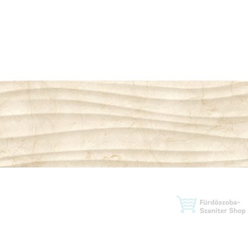 LOVE Ceramic Majestic Crema Marfil Shape Matt 35x100 fali csempe LOV8728