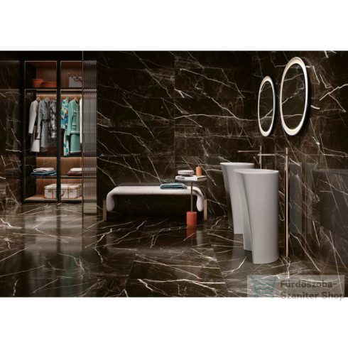LOVE Ceramic Majestic Calcatta Black polished 79x79 padlólap LOV8747