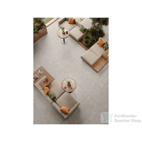 LOVE Ceramic Sense Light Grey In&Out 100x100 padlólap LOV8781