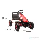 Leziter Pedálos gokart piros LP-GOKART
