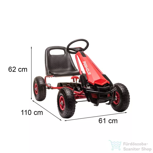 Leziter Pedálos gokart piros LP-GOKART