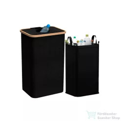 Leziter Szelektív palackgyűjtő 100l fekete LPGY-100-BL