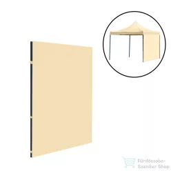   Leziter Kerti pavilon oldalfal ponyva 3x3 m beige LPOP-30-BEIGE