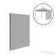 Leziter Kerti pavilon oldalfal ponyva 3x3 m szürke LPOP-30-GREY