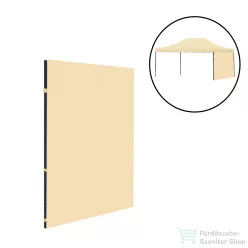   Leziter Kerti pavilon oldalfal ponyva 3x4,5 m beige LPOP-45-BEIGE