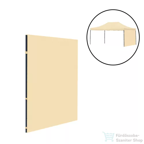 Leziter Kerti pavilon oldalfal ponyva 3x4,5 m beige LPOP-45-BEIGE