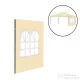 Leziter Kerti pavilon ablakos oldalfal ponyva 3x4,5 m bézs LPOPA-45-BEIGE