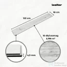 Leziter Kent tölgy Vinyl SPC padló 1220x180x4,5 mm 2,196/cs LPSPC-4-5-KEN