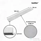 Leziter Fjord márvány mintás sötét szürke Vinyl SPC padló LPSPC-4-5-MAD