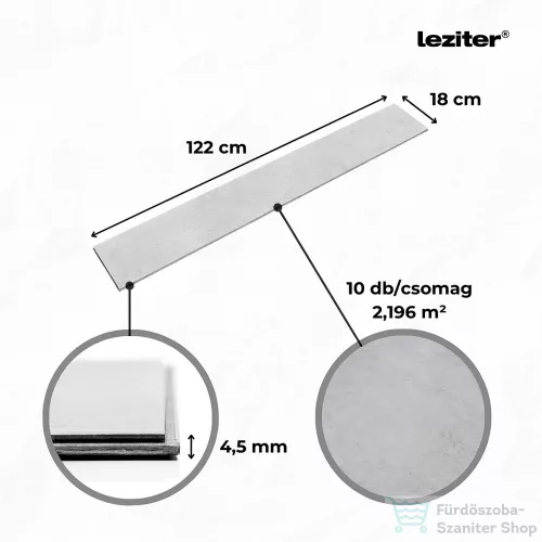 Leziter Serona kőhatású homokszürke Vinyl SPC padló LPSPC-4-5-SER
