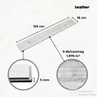 Leziter Sipadan tölgy Vinyl SPC padló 1220x180x5 mm 1,976/cs LPSPC-4-5-SIT