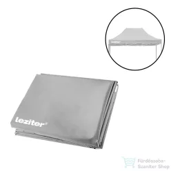 Leziter Kerti pavilon tetőponyva 3x4 m szürke LPTP-40-GREY