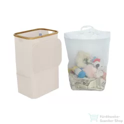 Leziter Szennyeskosár 100L bézs 44x33x67 cm LSZEK-100-BEI