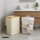 Leziter Szennyeskosár 100L bézs 44x33x67 cm LSZEK-100-BEI