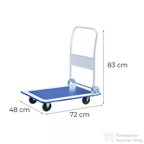 Leziter Szállító raktári kézikocsi 150 Kg LSZK150-1