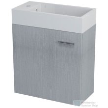   Sapho LATUS IV mosdótartó szekrény 49,5x50x24,5cm, ezüst tölgy LT410