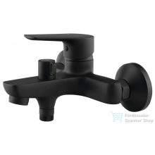   AQUALINE LOTTA kádtöltő csaptelep zuhanyszett nélkül, fekete LT610B