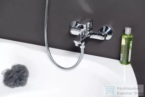 AQUALINE LOTTA kádtöltő csaptelep zuhanyszett nélkül, króm LT610
