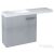 Sapho LATUS VI mosdótartó szekrény, balos, 50x50x22cm, ezüst tölgy (LT615-1111)