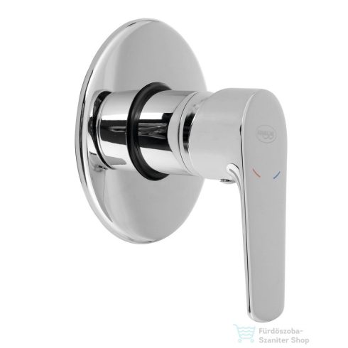 AQUALINE LOTTA falba süllyesztett zuhanycsaptelep, 1-irányú, króm LT741