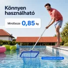 Leziter Teleszkópos rúd medence tisztító hálóhoz LMTH-01 2x180 cm, 0,8 mm, ezüst LTR-01