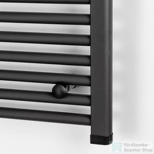 Leziter Egyenes törölközőszárító radiátor 1000x500 mm fekete LTRE1000500B