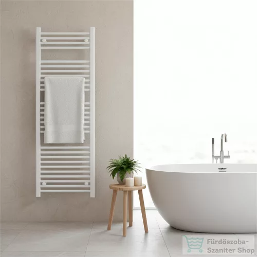Leziter Egyenes törölközőszárító radiátor 1400x500 mm fehér LTRE1400500W