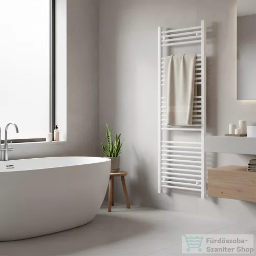 Leziter Egyenes törölközőszárító radiátor 1600x600 mm fehér LTRE1600600W