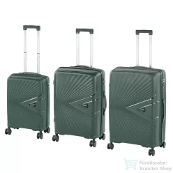   Leziter TraveLux Endure gurulós bőrönd szett sötétzöld LTREBS-DG