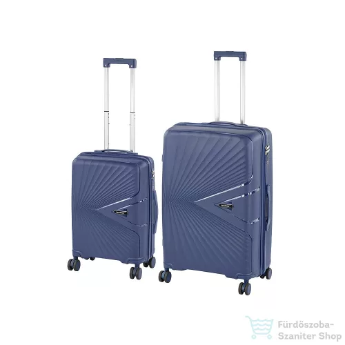 Leziter TraveLux Endure III gurulós bőrönd szett kék LTREBS-III-BLU