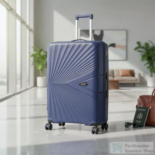Leziter TraveLux Endure III gurulós bőrönd szett kék LTREBS-III-BLU