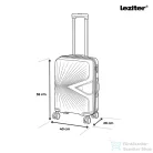Leziter TraveLux Endure III gurulós bőrönd szett sötétzöld LTREBS-III-DG