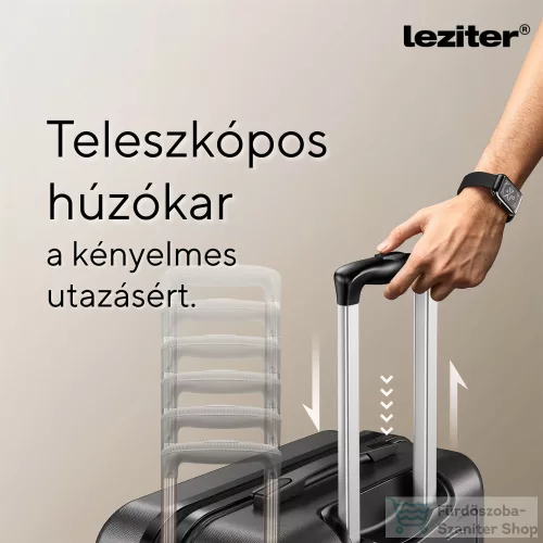 Leziter TraveLux Endure III gurulós bőrönd szett sötétzöld LTREBS-III-DG