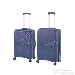   Leziter TraveLux Endure IV gurulós bőrönd szett kék LTREBS-IV-BLU