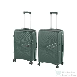   Leziter TraveLux Endure IV gurulós bőrönd szett sötétzöld LTREBS-IV-DG
