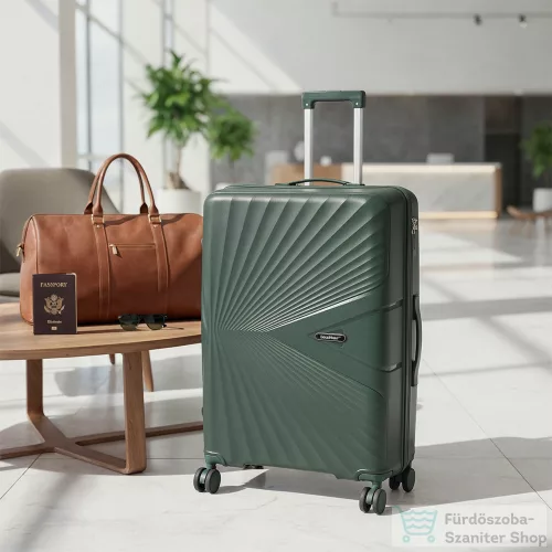 Leziter TraveLux Endure IV gurulós bőrönd szett sötétzöld LTREBS-IV-DG