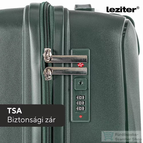 Leziter TraveLux Endure IV gurulós bőrönd szett sötétzöld LTREBS-IV-DG
