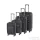 Leziter TraveLux Light XI gurulós bőrönd szett fekete LTRLBS-XI-BL