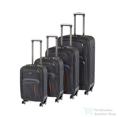 Leziter TraveLux Light XI gurulós bőrönd szett fekete LTRLBS-XI-BL