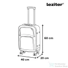 Leziter TraveLux Light XI gurulós bőrönd szett fekete LTRLBS-XI-BL