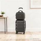 Leziter TraveLux Max II gurulós bőrönd szett fekete LTRMBS-II-BL