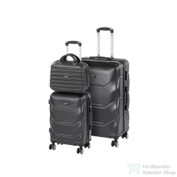   Leziter TraveLux Max IX gurulós bőrönd szett fekete LTRMBS-IX-BL