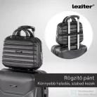 Leziter TraveLux Max IX gurulós bőrönd szett fekete LTRMBS-IX-BL