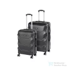 Leziter TraveLux Max VII gurulós bőrönd szett fekete LTRMBS-VII-BL