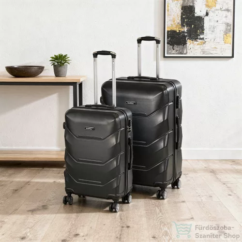 Leziter TraveLux Max VII gurulós bőrönd szett fekete LTRMBS-VII-BL